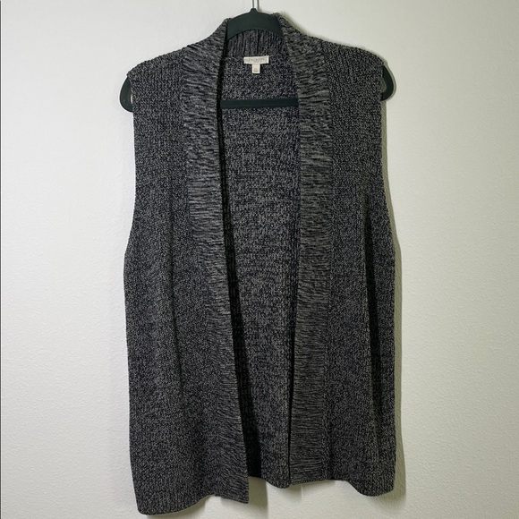 Talbots Open Front Knit Cardigan Large Petite 100% Cotton - Picture 1 of 5